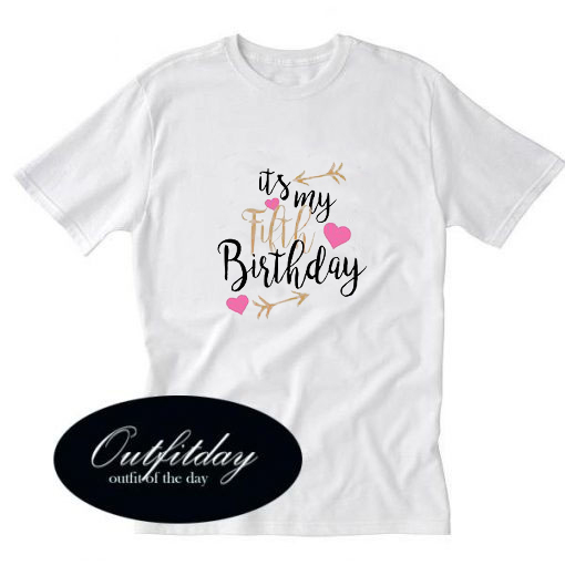 fifth birthday shirt